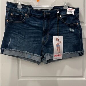 Celebrity Pink Dark Blue Jean Shorts